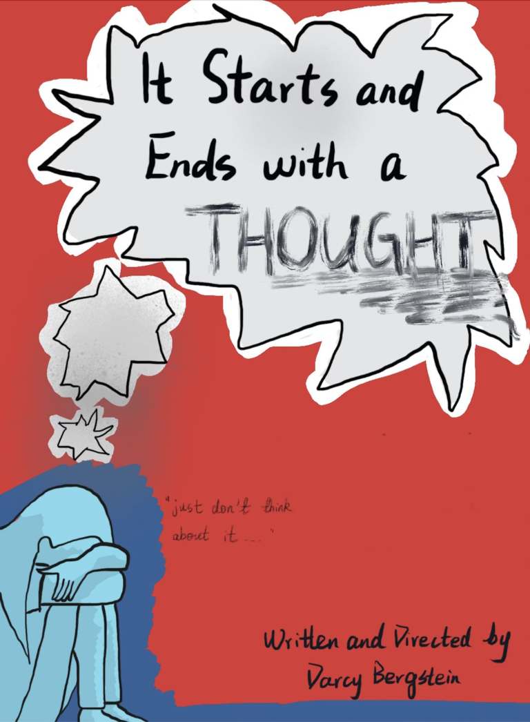 It Starts and Ends with a Thought Poster